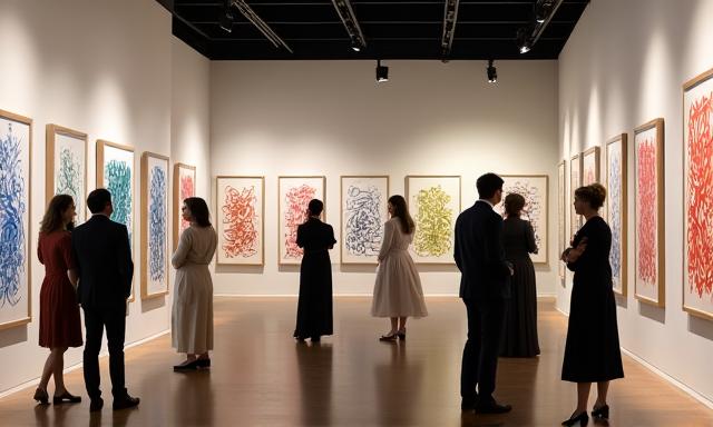 Galería de exhibición caligráfica